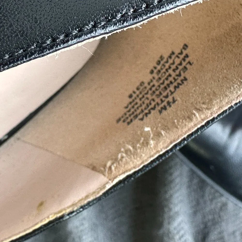 9 WEST BLACK HEELS / PUMPS 7.5 - Picture 9 of 14